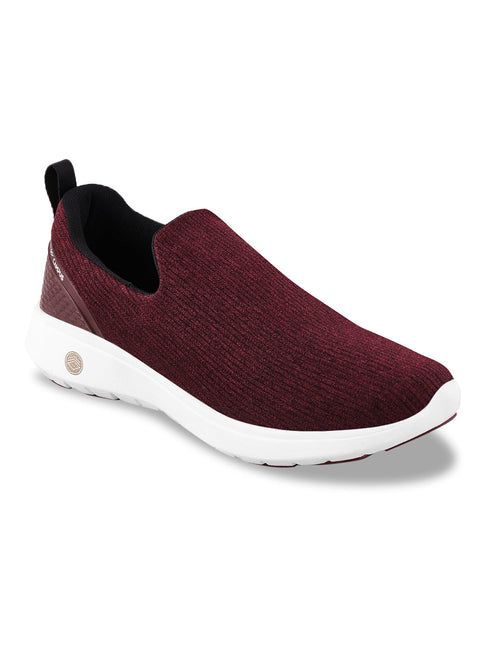 CAMP WAY Maroon Men's Walking Shoes